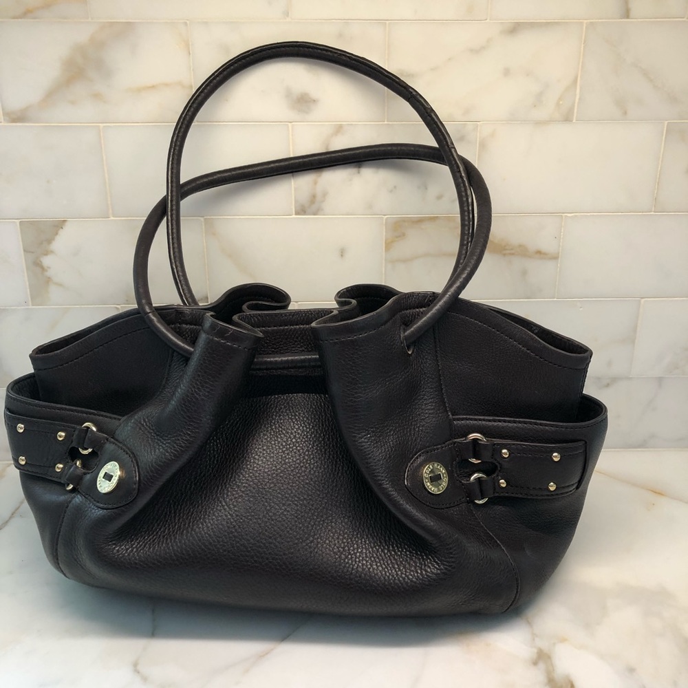 Cole Haan Chocolate Brown Leather Shoulder Bag